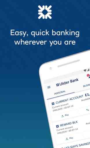 Ulster Bank NI Mobile Banking 1