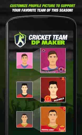 Cricket Team DP Maker 3
