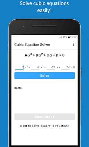 Cubic Equation Solver 1