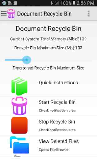 Document Recycle Bin 1