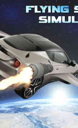 Flying Space Car Simulator 3D 1
