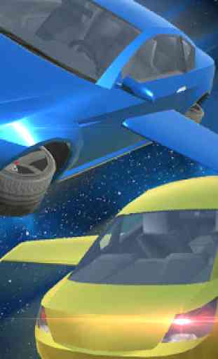 Flying Space Car Simulator 3D 3