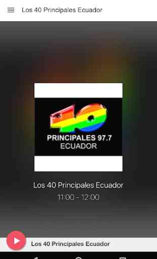 Los 40 Principales Ecuador 2
