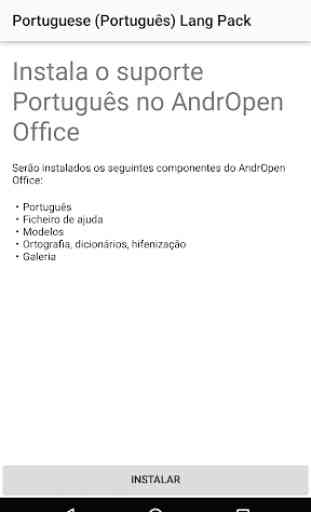 Portuguese(Português)Lang Pack for AndrOpen Office 1