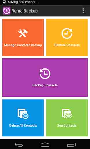 Remo Contacts Backup FREE 2