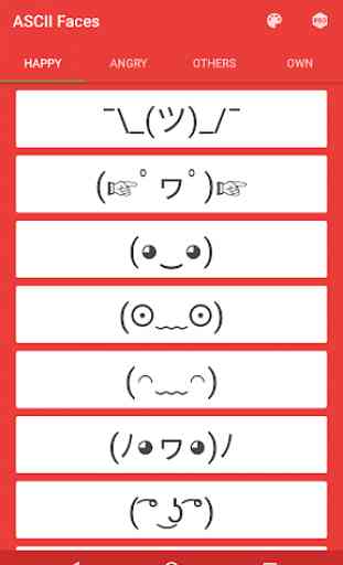 ASCII Faces 3