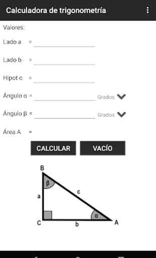 Calculadora de trigonometría 3