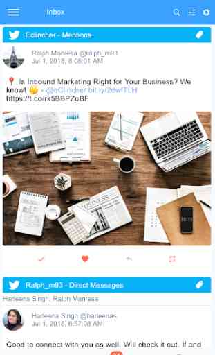 e-clincher: Social Media Management, Marketing 3