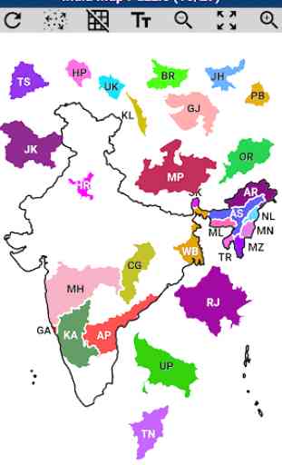 India Map Puzzle 3