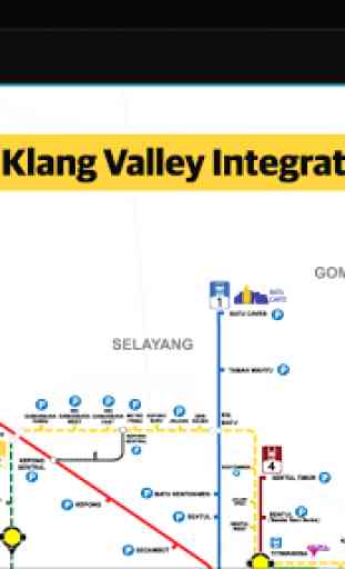 Kuala Lumpur MRT LRT tren Mapa 2019 3