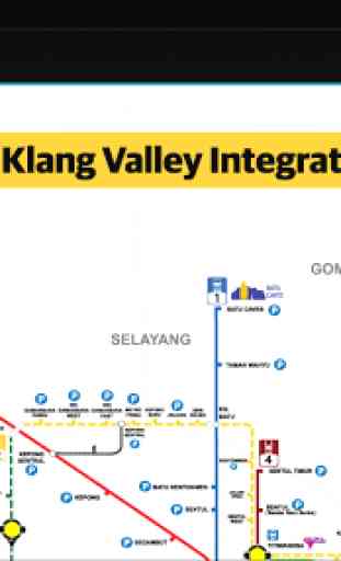 Kuala Lumpur MRT LRT tren Mapa 2019 4