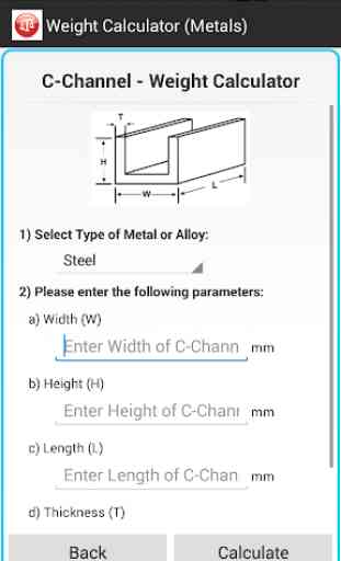 Weight Calculator (Metal) 3
