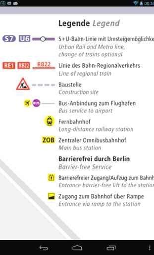 Berlin Metro (U-Bahn) Mapa 2019 1