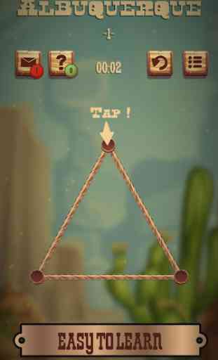 Burn the Ropes - Connect Dots Western Style Puzzle 1