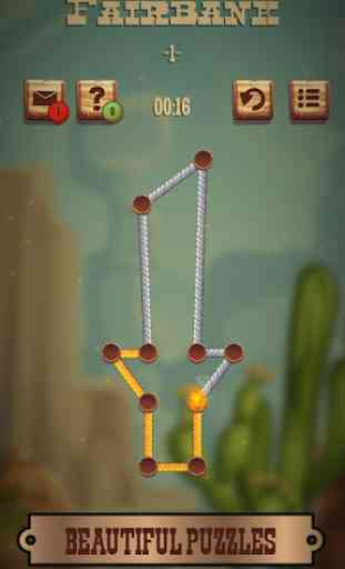 Burn the Ropes - Connect Dots Western Style Puzzle 3