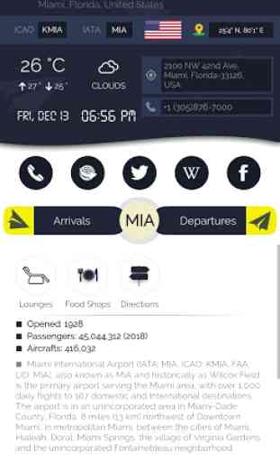 Miami Airport (MIA) Info + Flight Tracker 1