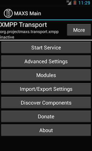 MAXS Transport XMPP 1