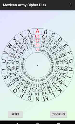 Mexican Army Cipher Disk 4
