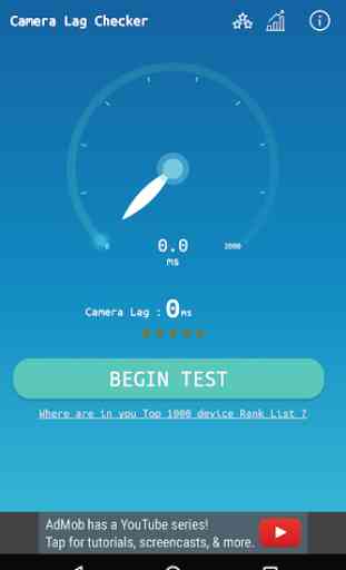 Camera Speed Test Utility Application 1
