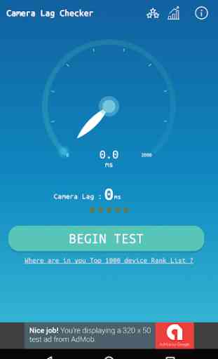 Camera Speed Test Utility Application 2