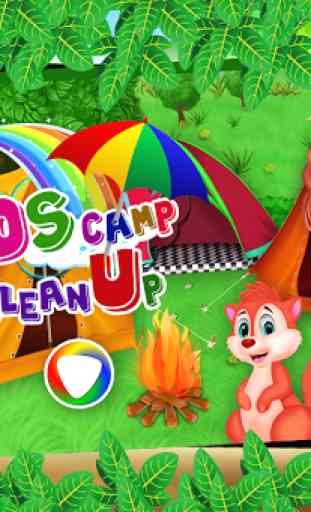 campamento de niños a limpiar 1