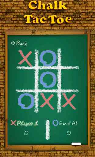 Chalk Tic Tac Toe Free - Play TicTacToe for free! 1