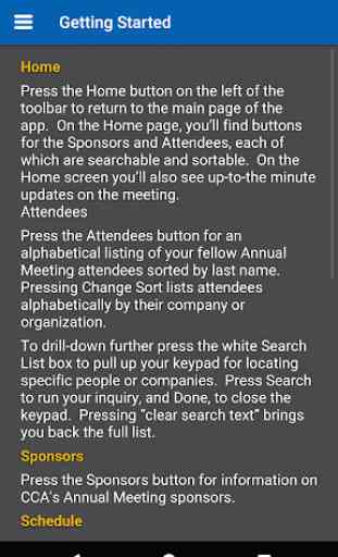 Conference: CCA Meeting App 4