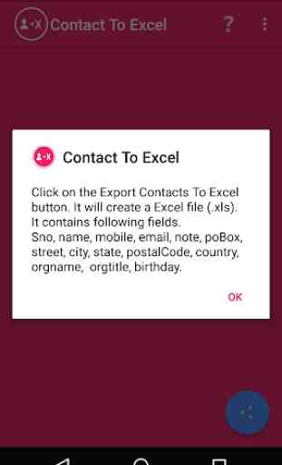 Contact To Excel 4