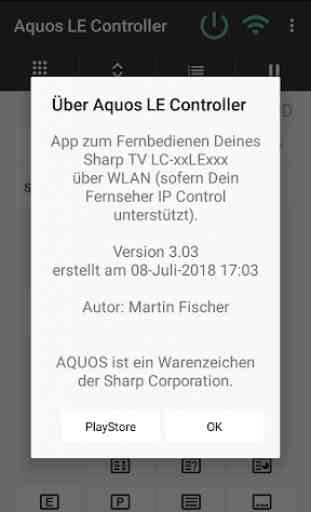 Controller für Sharp Aquos LE TV 2