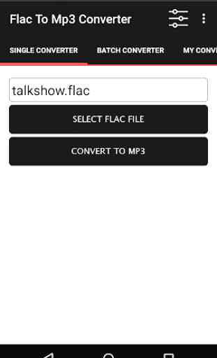 FLAC To MP3 Converter 1