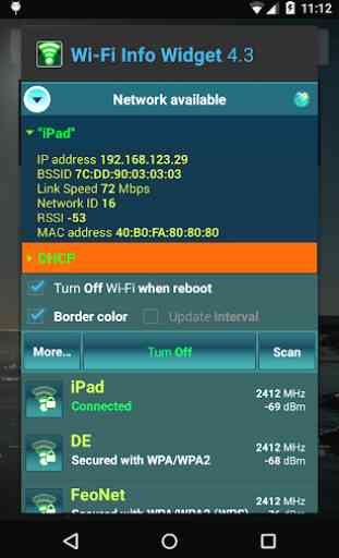 Wi-Fi Info Widget 2