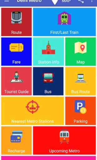 Delhi Metro Route Map and Fare 1