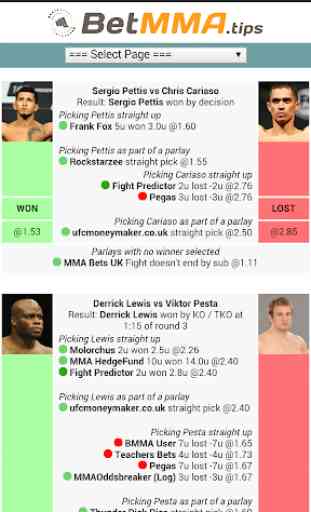 Free Betting Tips on MMA 3