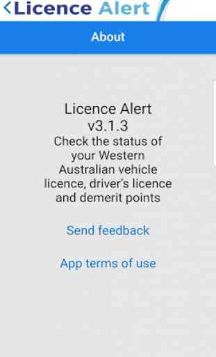Licence Alert 2