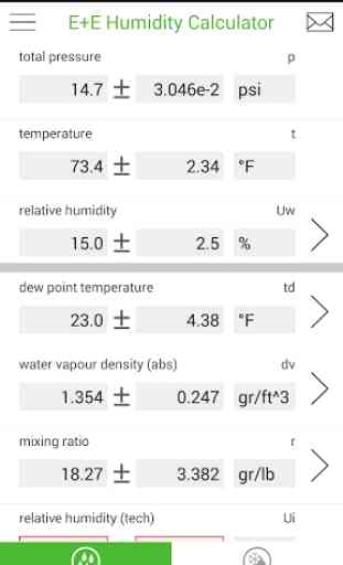 E+E Humidity Calculator 2