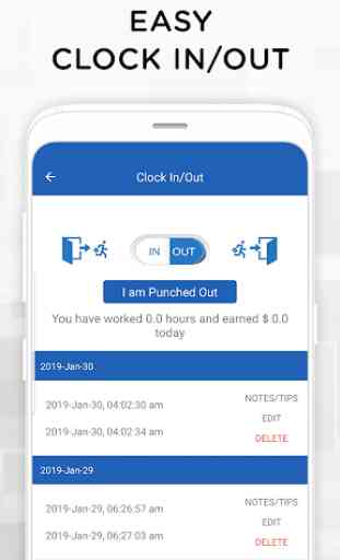 iTimePunch Plus Work Hour Tracker & Time Clock App 3