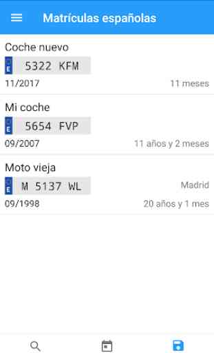 Matrículas españolas - información de vehículos 4