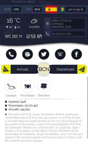 Barcelona-El Prat (BCN) Info + Flight Tracker 1