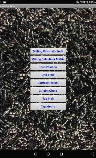 Milling Calculator 1