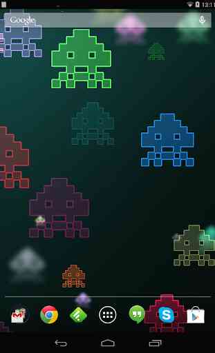Space Invaders Live Wallpaper 3