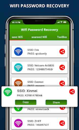 Wifi Password Recovery y prueba de velocidad de In 1