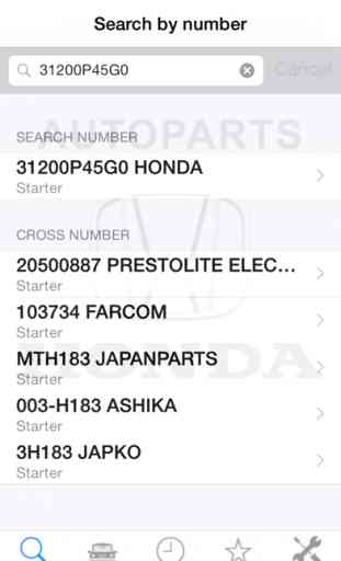 AutoParts para Honda 4
