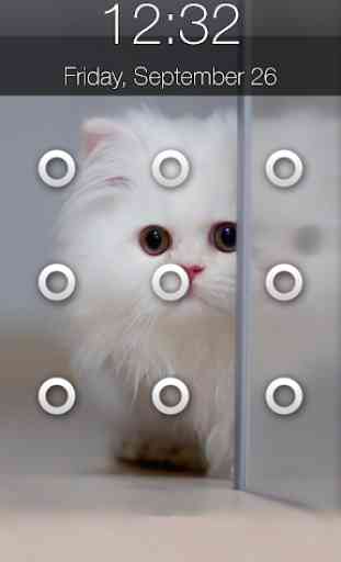 Cat Screen Lock Pattern 1