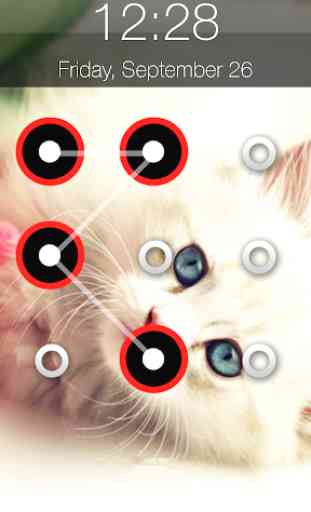 Cat Screen Lock Pattern 2