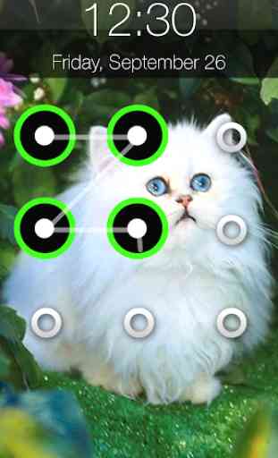 Cat Screen Lock Pattern 4