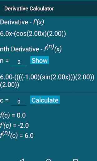Derivative Calculator 3