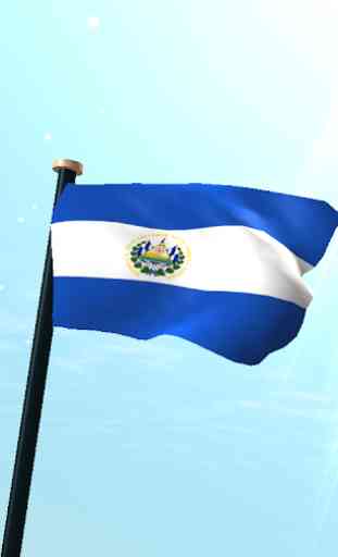 El Salvador Bandera 3D Gratis 1