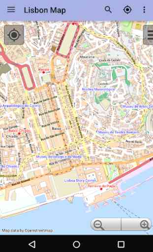 Mapa offline de Lisboa 2