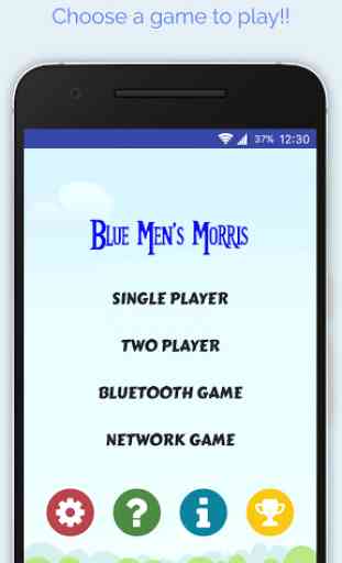 Blue Men's Morris 1