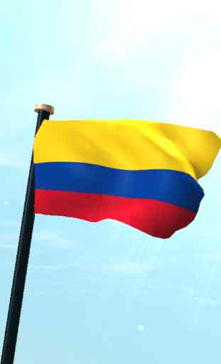 Colombia Bandera 3D Gratis 1